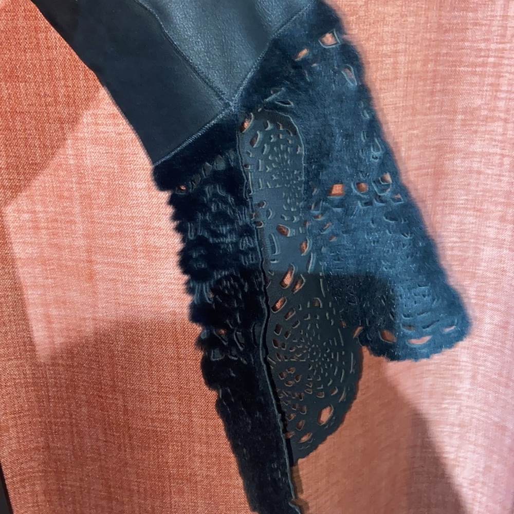 Suede coat - Picture 4 of 5
